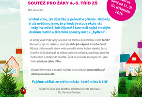 Vyhlašujeme soutěž pro ZŠ v Havířově - Děti vymyslí dárek pro své město