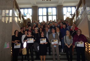 Program STARTér, Věř si a podnikej! oslavil 20. narozeniny slavnostním předáním symbolických šeků ús