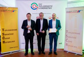 Desátý křišťálový komín za projekty ekologizace pro společnost Veolia Energie 