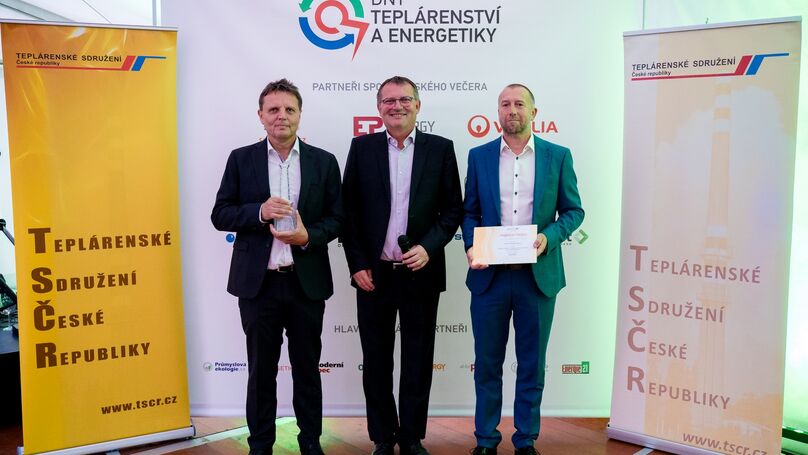 Desátý křišťálový komín za projekty ekologizace pro společnost Veolia Energie