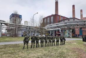 Vojáci a záložníci cvičili taktiku v Elektrárně Třebovice