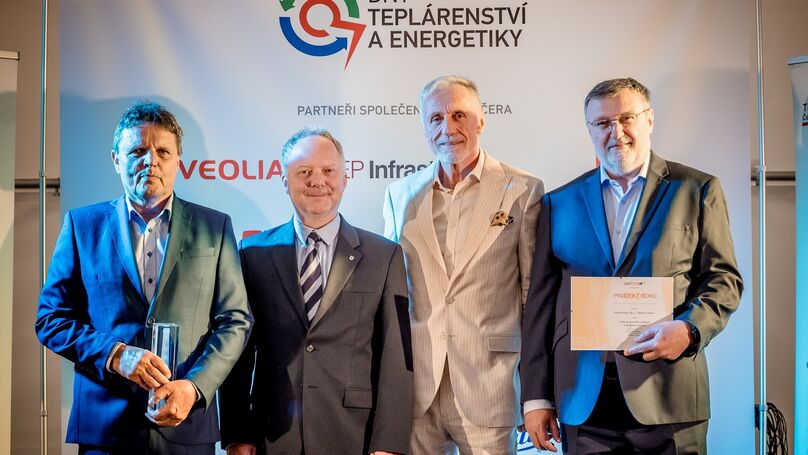 Půlmiliardový projekt modernizace horkovodů v Olomouci získal prestižní ocenění „Křišťálový komín“