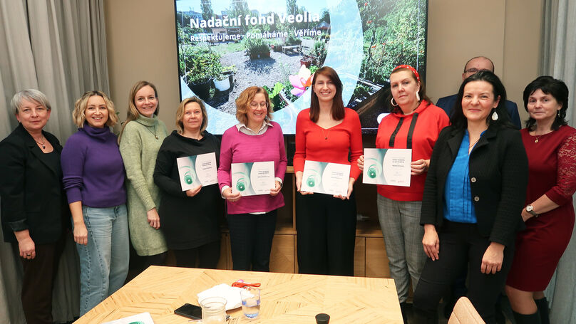 Nadační fond Veolia podporuje začínající podnikatele ve Středočeském kraji