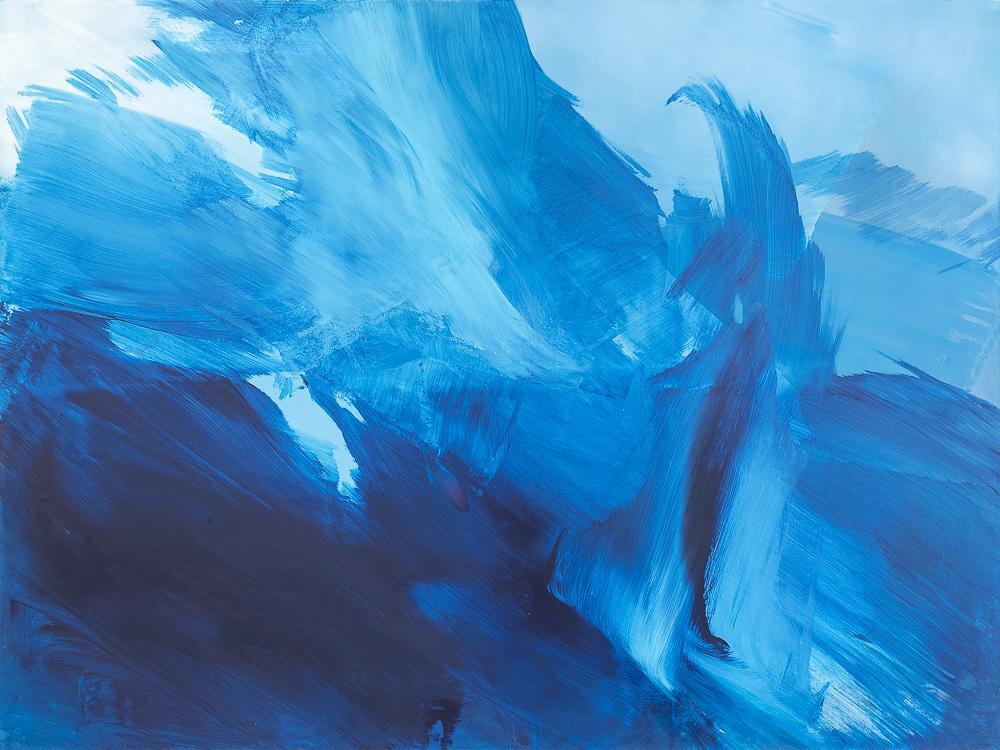 To Meet a Seal In the Sea Is not Fun, 165x220 cm, akryl na plátně, 2009 To Meet a Seal In the Sea Is not Fun, 165x220 cm, akryl na plátně, 2009