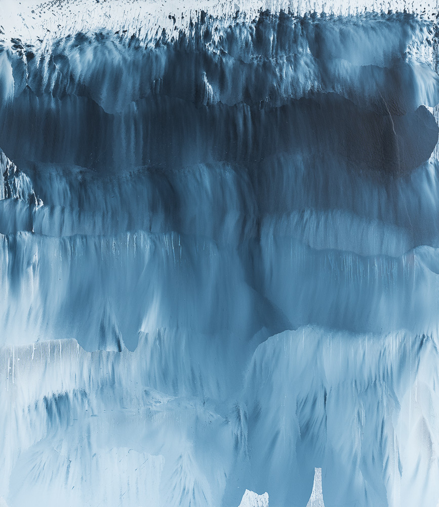 Waterfall #9, akryl na plátně, 190 x 165 cm, 2016 Waterfall #9, akryl na plátně, 190 x 165 cm, 2016