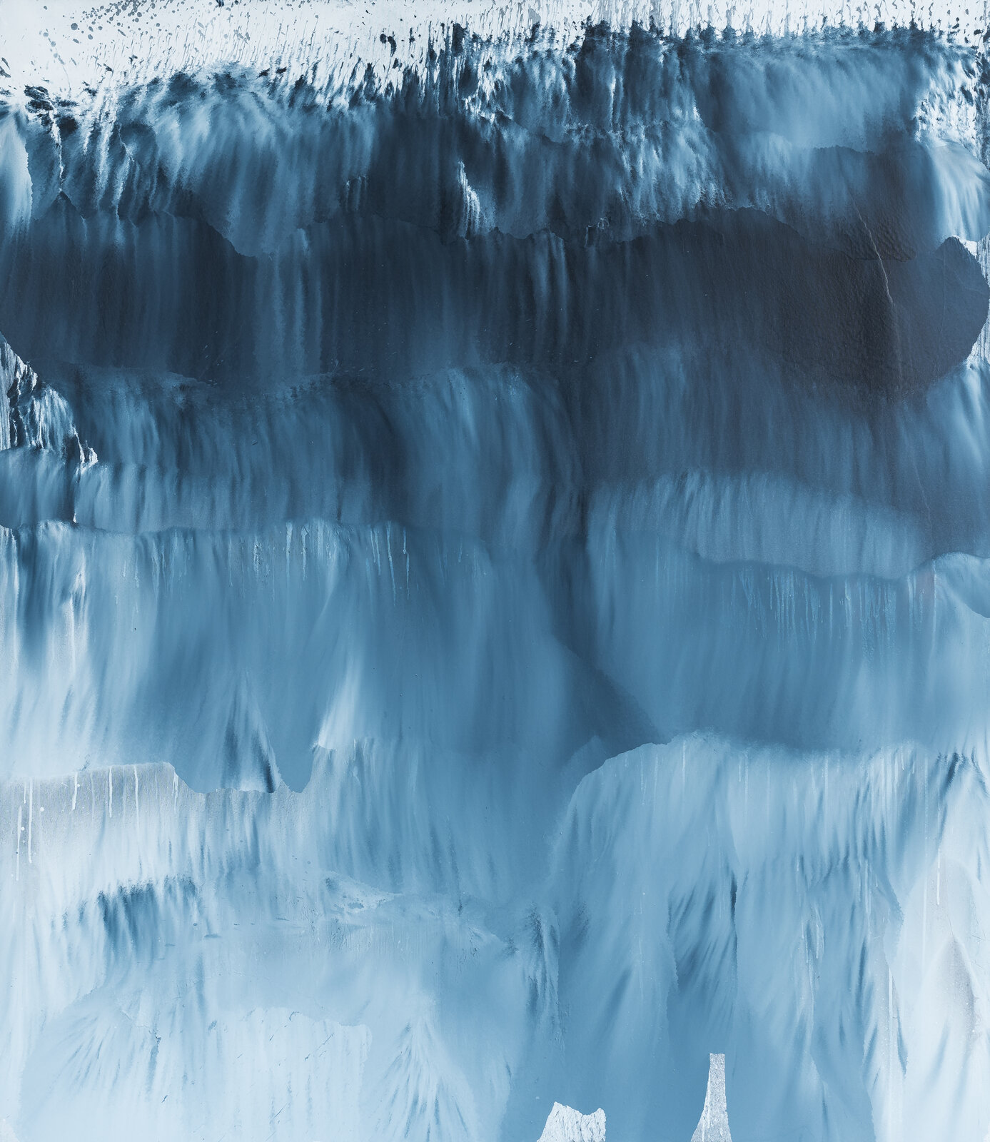 Waterfall #9, akryl na plátně, 190 x 165 cm, 2016 Waterfall #9, akryl na plátně, 190 x 165 cm, 2016