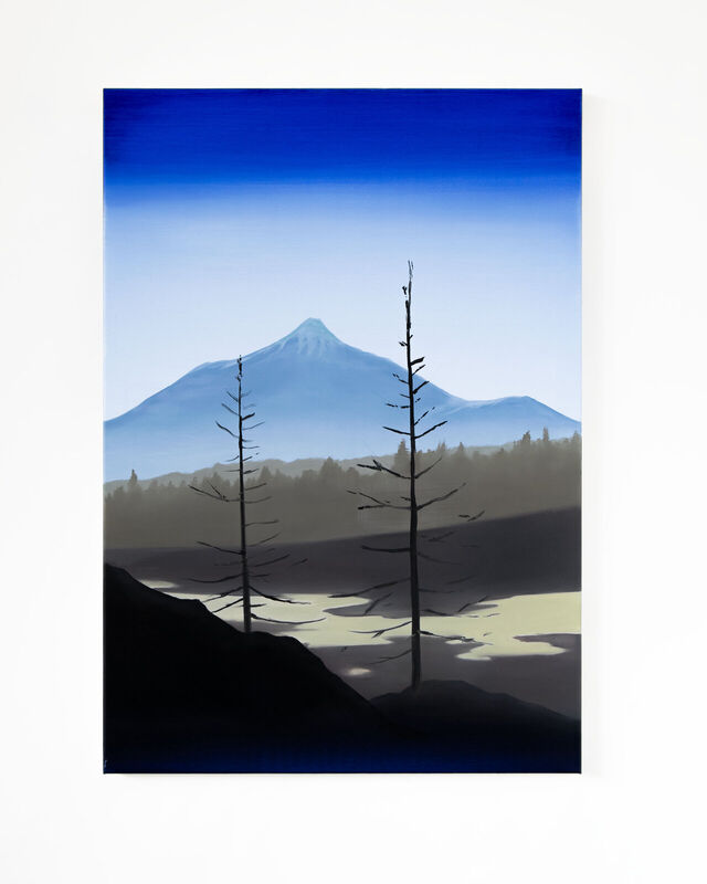 Pohled na El Teide (fáze VI), 100 x 70 cm, olej na plátně, 2026 Pohled na El Teide (fáze VI), 100 x 70 cm, olej na plátně, 2026