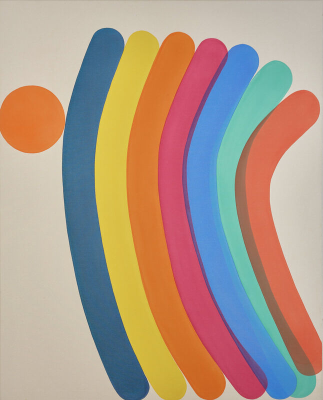 Lean on II, 150 x 120 cm, akryl na plátně, 2024 Lean on II, 150 x 120 cm, akryl na plátně, 2024