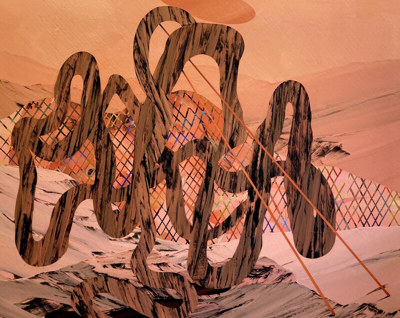 F 167., 200 x 250cm, směs médií na plátně, 2024 F 167., 200 x 250cm, směs médií na plátně, 2024