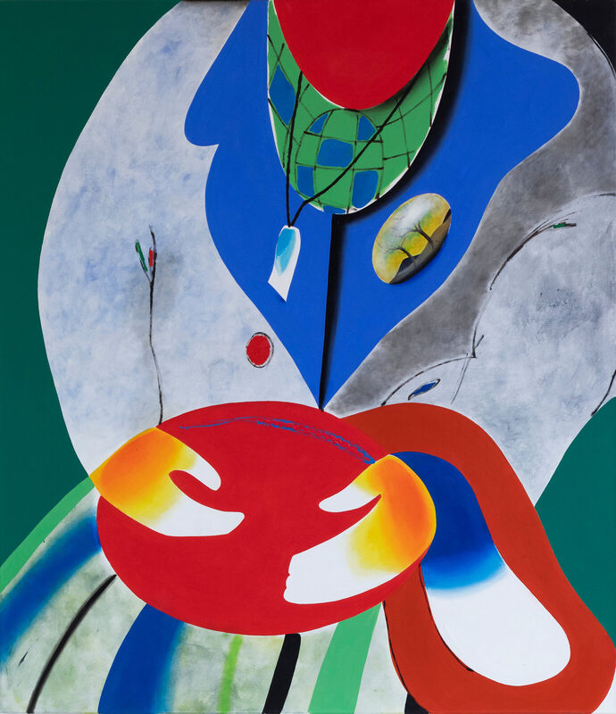 I Remember That Time, 150 × 130cm, olej a akryl na plátně, 2024 I Remember That Time, 150 × 130cm, olej a akryl na plátně, 2024